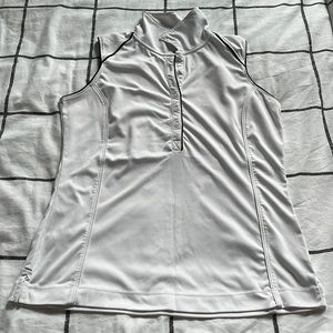 slazenger sleeveless golf polo